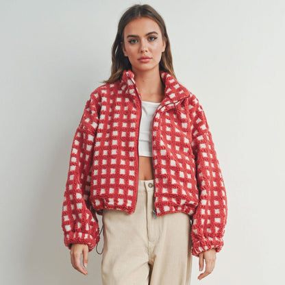 Redwood Grid - California Teddy Jacket - Pulver & Blei