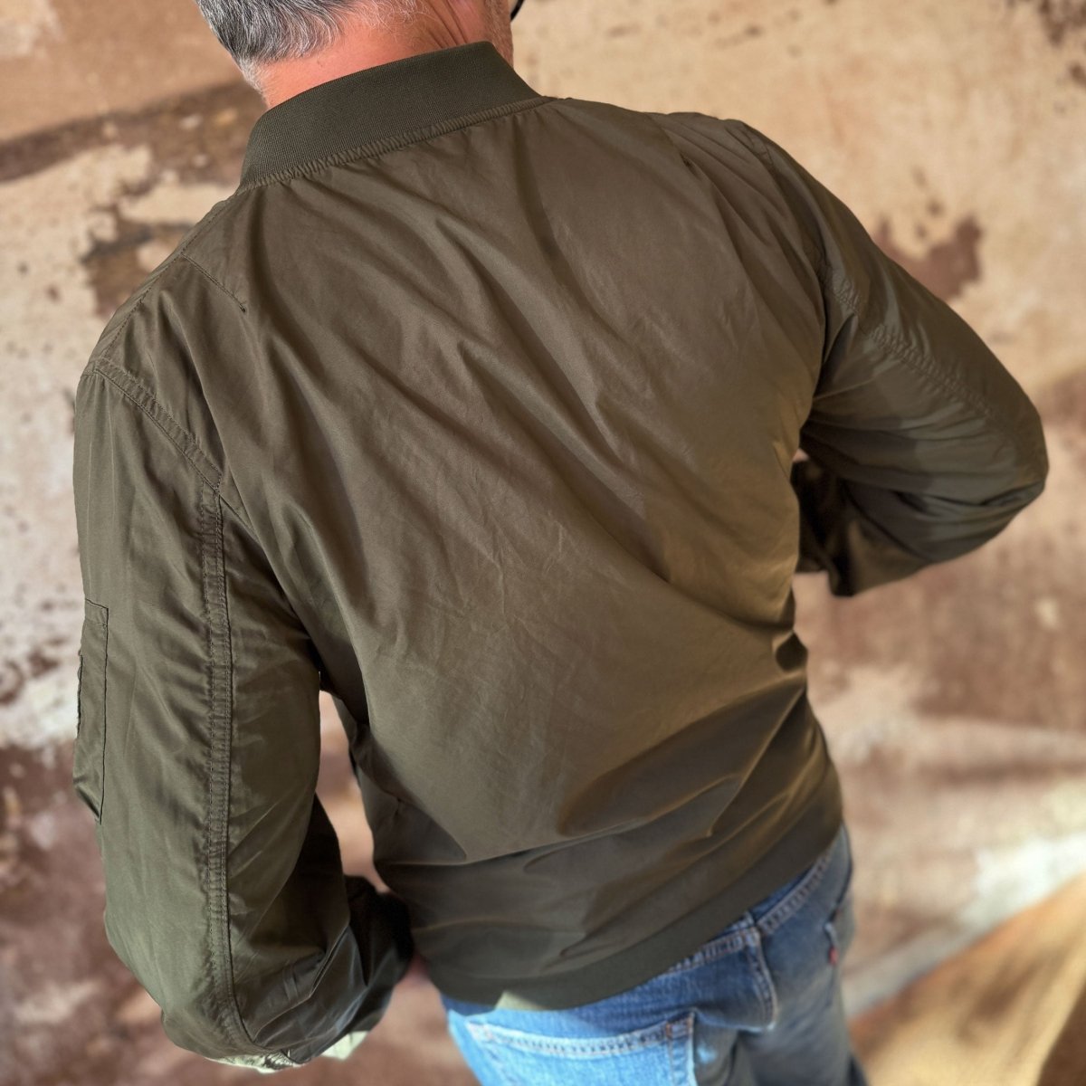 Riviera Studio - Lightweight Bomber Blouson - Pulver & Blei