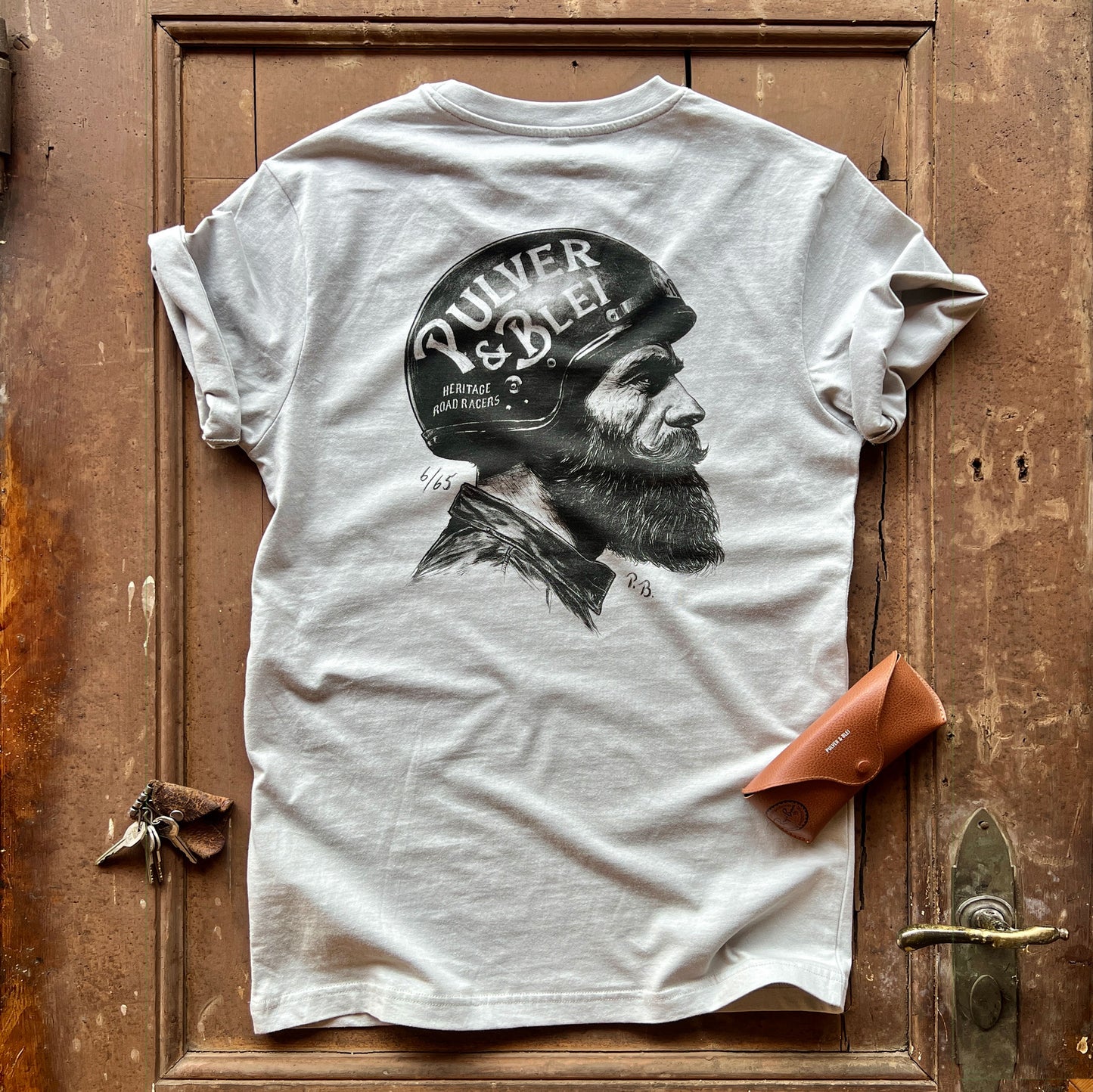 Road Racers - Biker T-Shirt gray