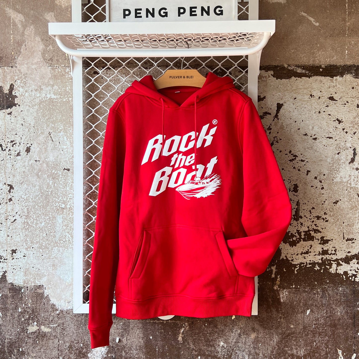 Rock the Boat - Hoodie Red