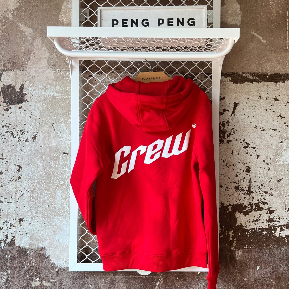 Rock the Boat - Hoodie Red - Pulver & Blei