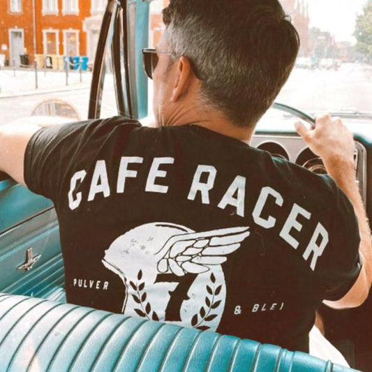 Rowdy Rebels Cafe Racer - T-Shirt black - Pulver & Blei