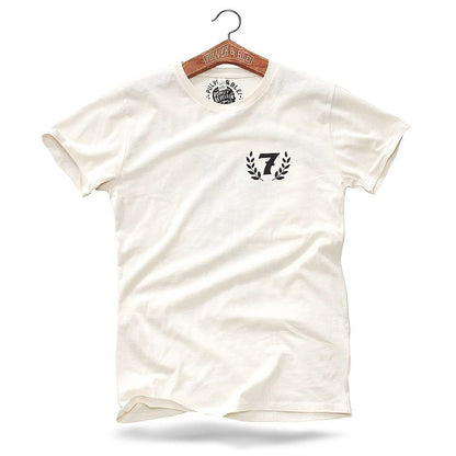 Rowdy Rebels Cafe Racer - T-Shirt Offwhite - Pulver & Blei