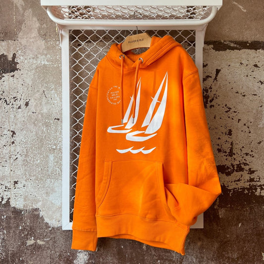 Sailors Inc. - Segel Hoodie Orange - Pulver & Blei