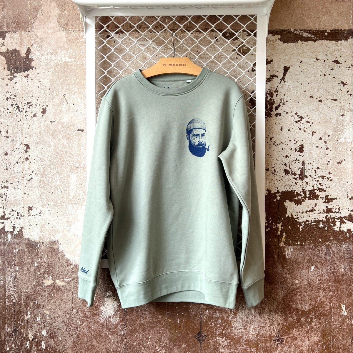 Seemann Sweater - Almond Green - Pulver & Blei