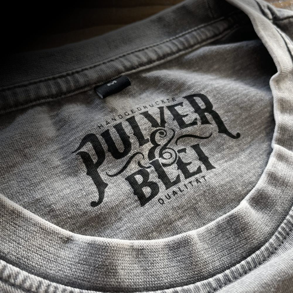 Seemann Vintage T-Shirt grau - Pulver & Blei