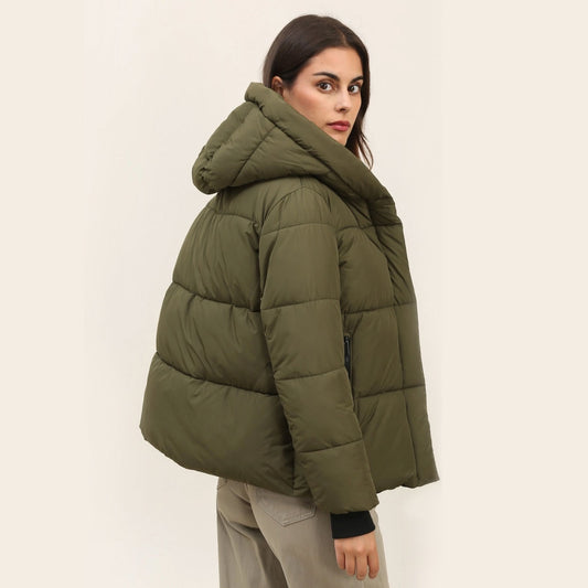 Pine Belle - Puff Down Jacket oliv