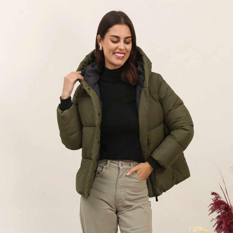 Pine Belle - Puff Down Jacket oliv