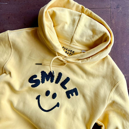 Smile Hoodie - Soft Yellow - Pulver & Blei