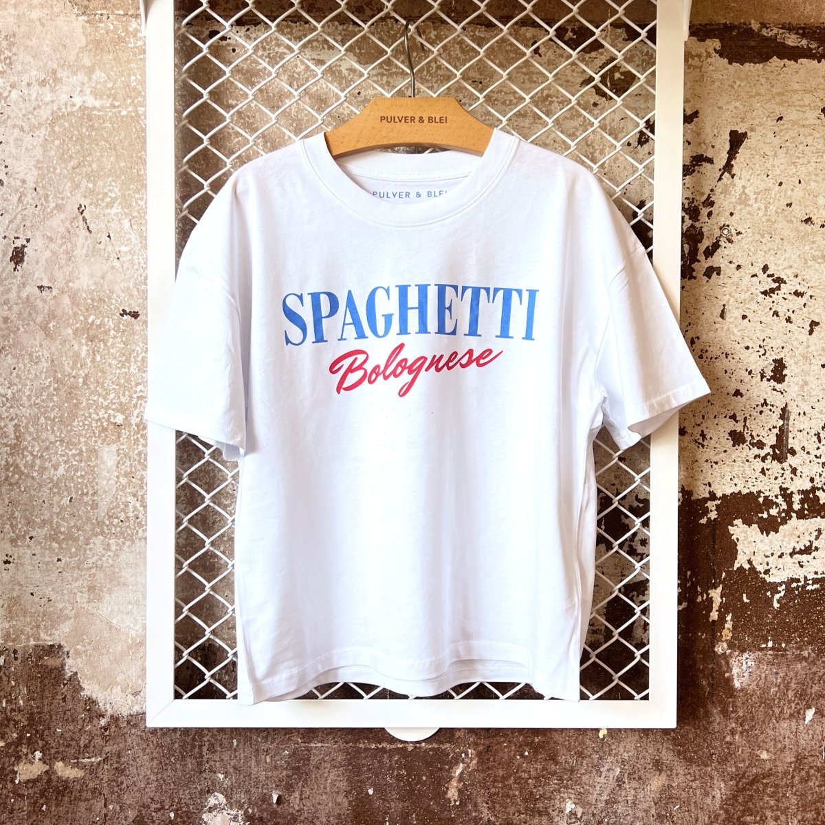 Spaghetti Bolognese - Oversize White - Pulver & Blei