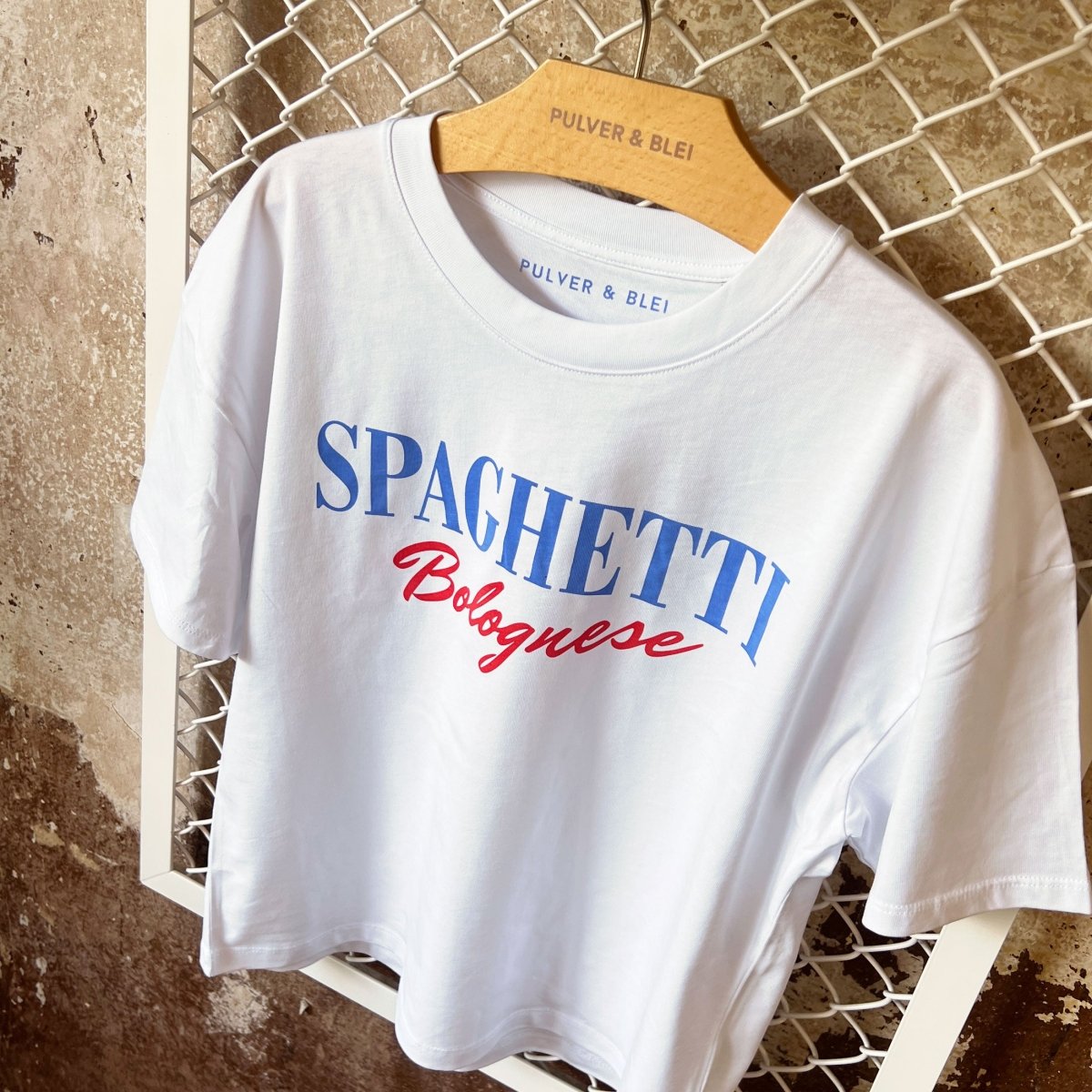 Spaghetti Bolognese - Oversize White - Pulver & Blei