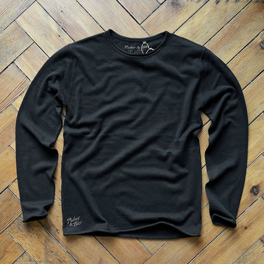 Strickpullover - Heritage Gent Black - Pulver & Blei