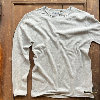 Strickpullover - Heritage Gent light grey - Pulver & Blei