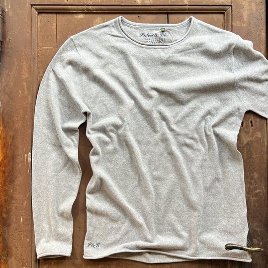 Strickpullover - Heritage Gent light grey - Pulver & Blei