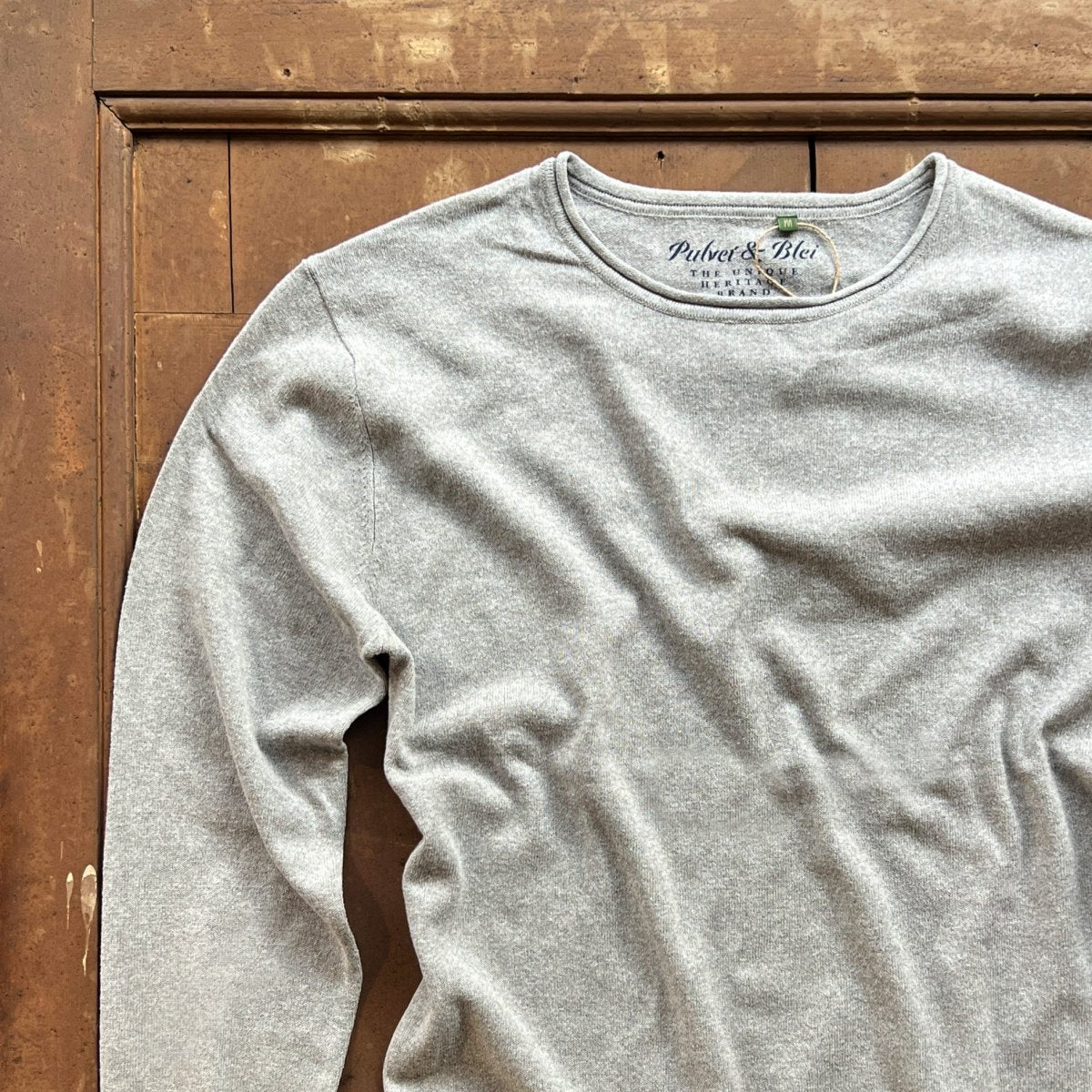 Strickpullover - Heritage Gent light grey - Pulver & Blei