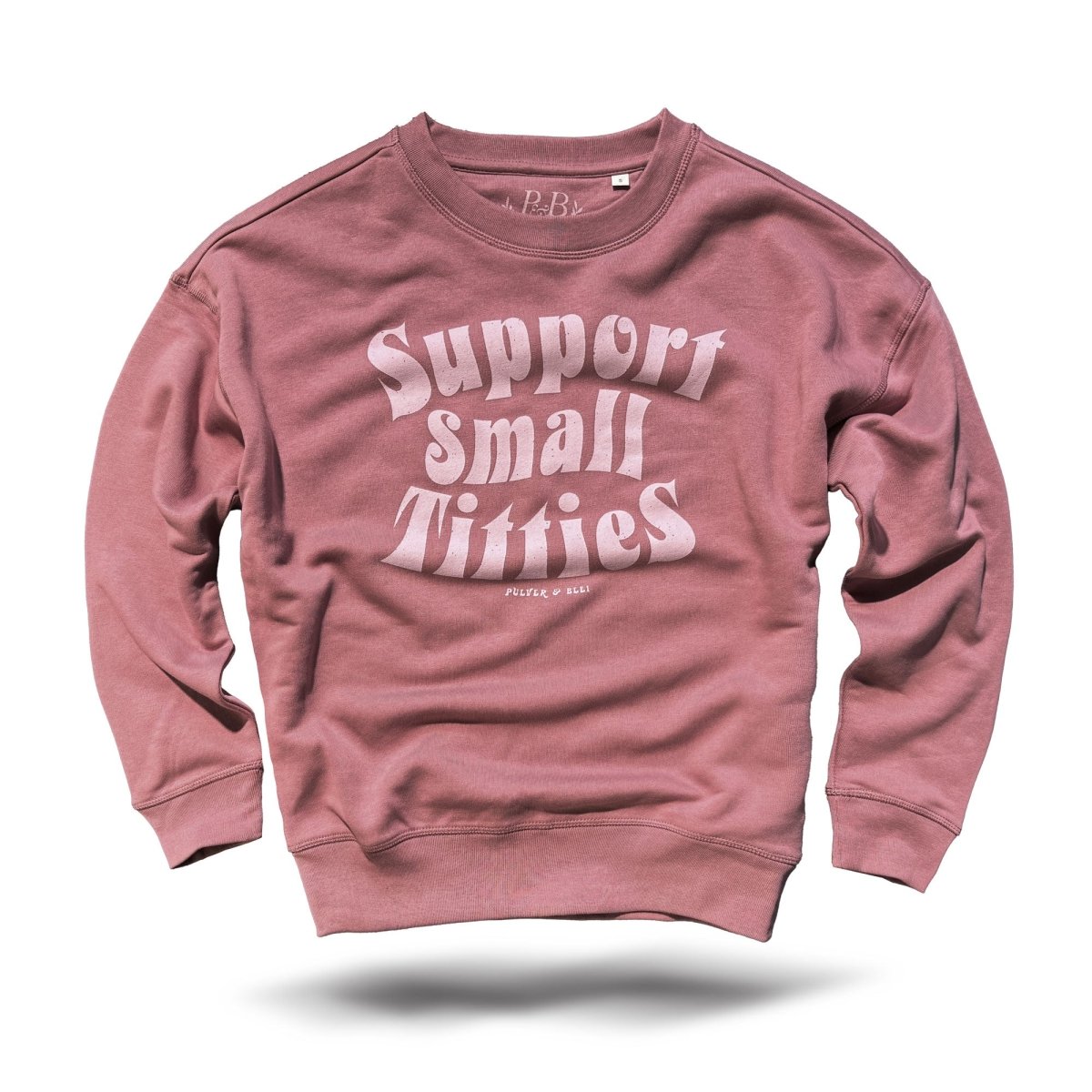 Support small Titties - Sweatshirt Vintage Red - Pulver & Blei