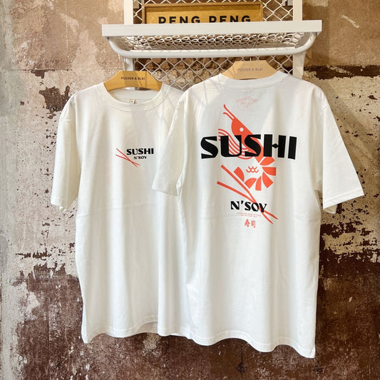 Sushi 'n' Soy - Heavyweight T-Shirt - Pulver & Blei