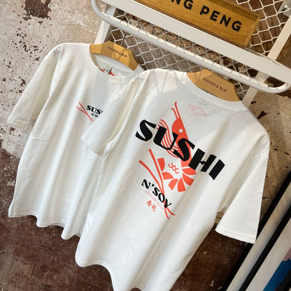 Sushi 'n' Soy - Heavyweight T-Shirt - Pulver & Blei
