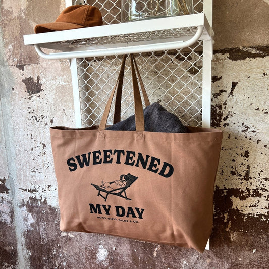 Sweetened my Day - XXL Beach Bag - Pulver & Blei