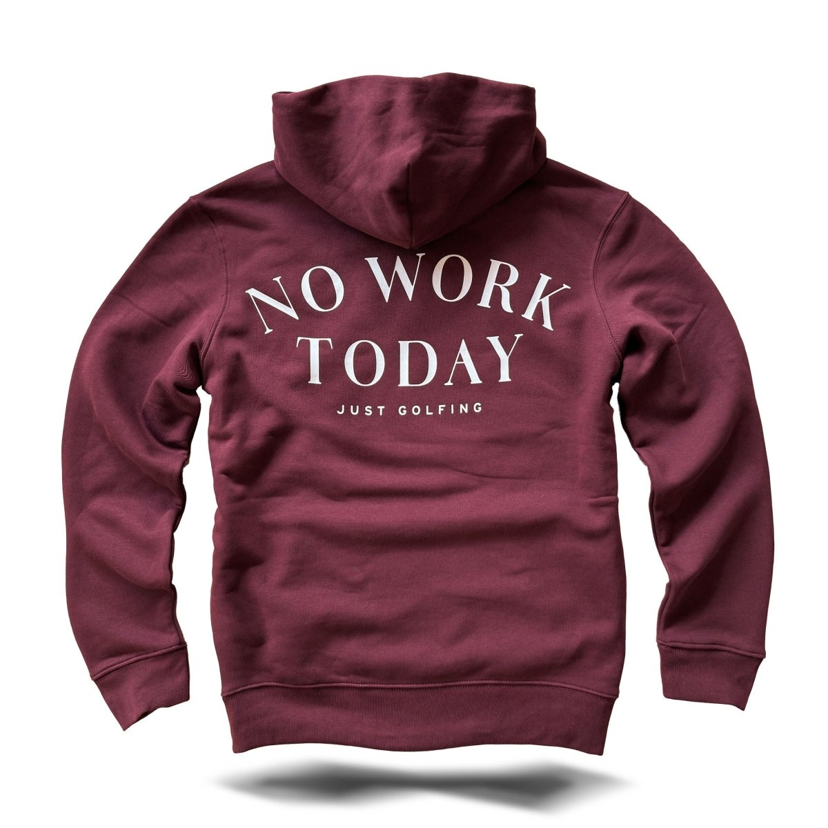 Swing Easy - Golf Hoodie Bordeaux - Pulver & Blei