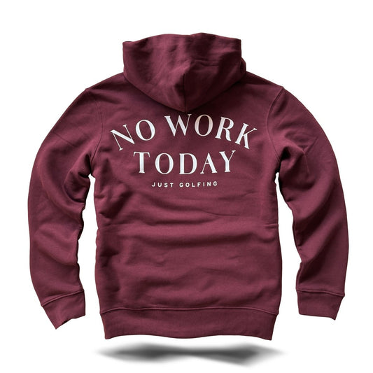 Swing Easy - Golf Hoodie Bordeaux - Pulver & Blei