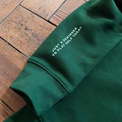 Swing Easy - Golf Hoodie Green - Pulver & Blei