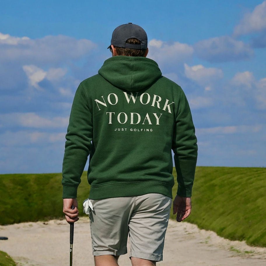 Swing Easy - Golf Hoodie Green - Pulver & Blei
