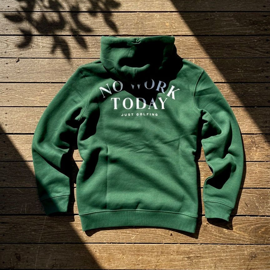 Swing Easy - Golf Hoodie Green - Pulver & Blei