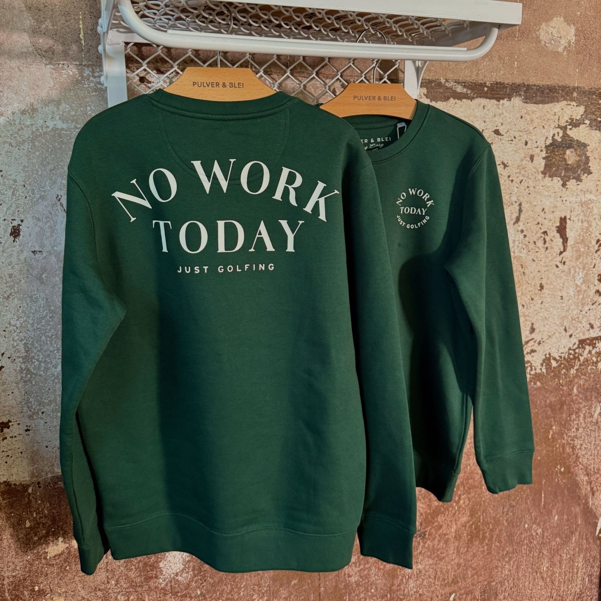 Swing Easy Golf Sweater Green - Pulver & Blei