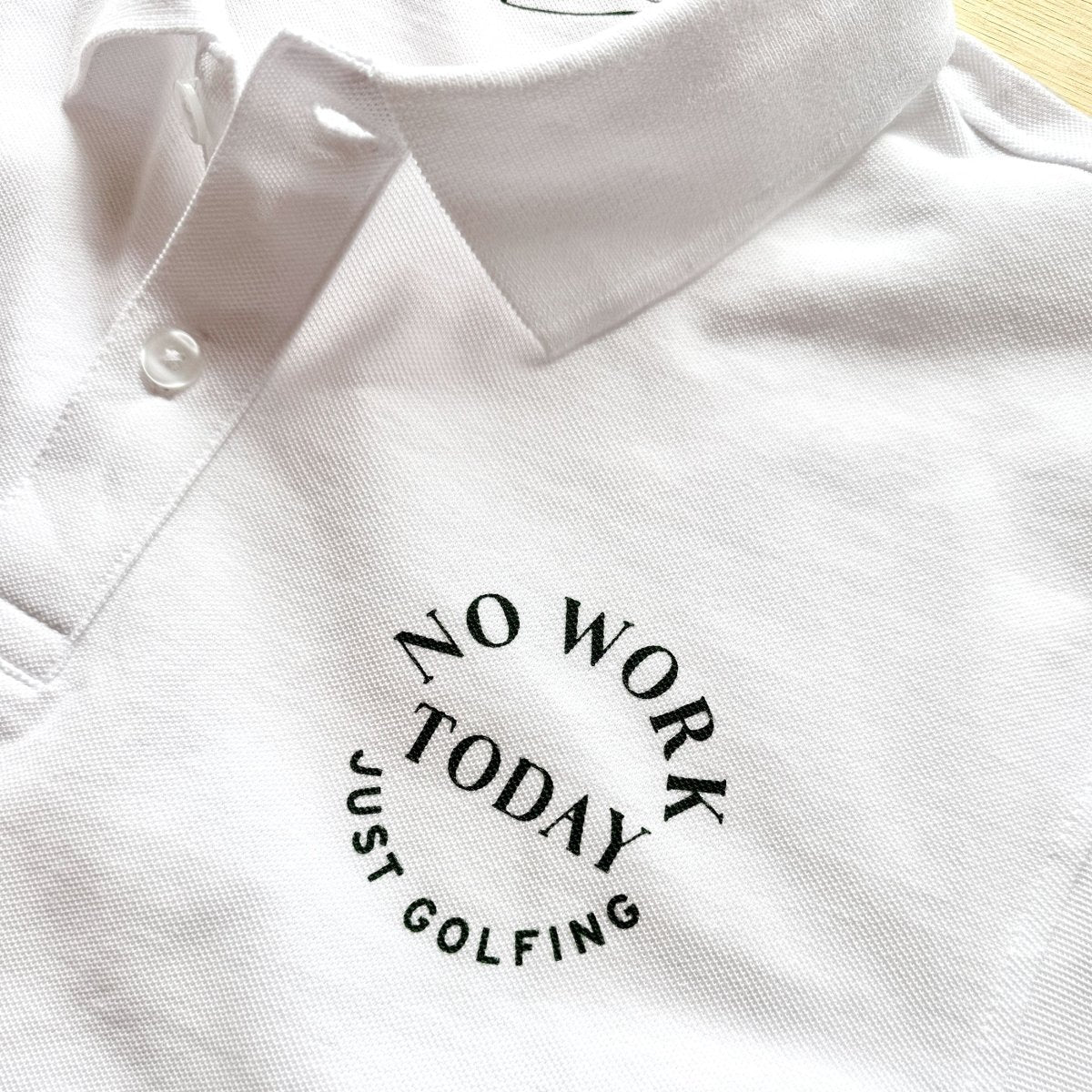 Swing Easy - Men's Golf Polo white - Pulver & Blei