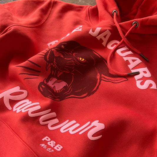 The Jaguars Rawwwr - Hoodie Washed Pepper - Pulver & Blei