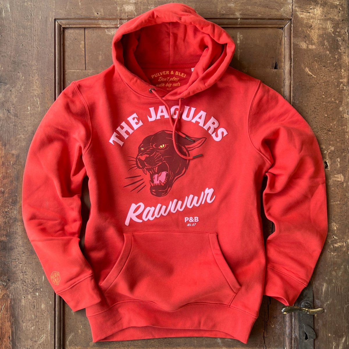 The Jaguars Rawwwr - Hoodie Washed Pepper - Pulver & Blei