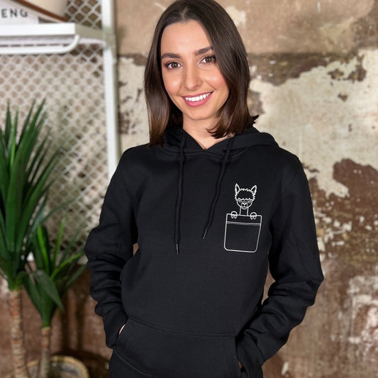 Unisex Hoodie - HCH Alpacas Potsdam - Pulver & Blei