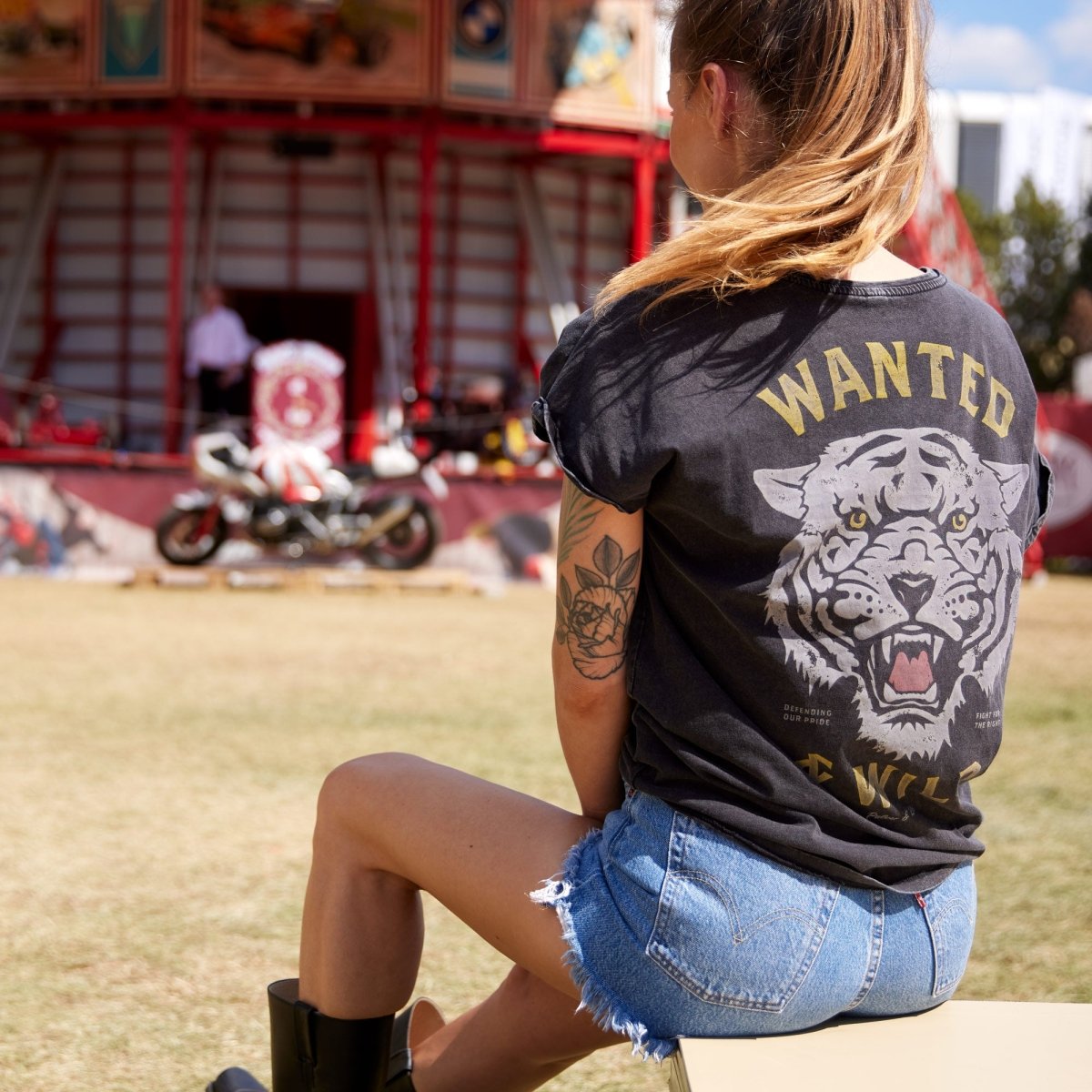Wanted & Wild Vintage T-Shirt - Pulver & Blei