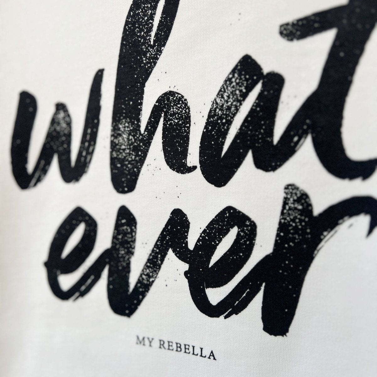 What Ever Sweatshirt - Natur - Pulver & Blei
