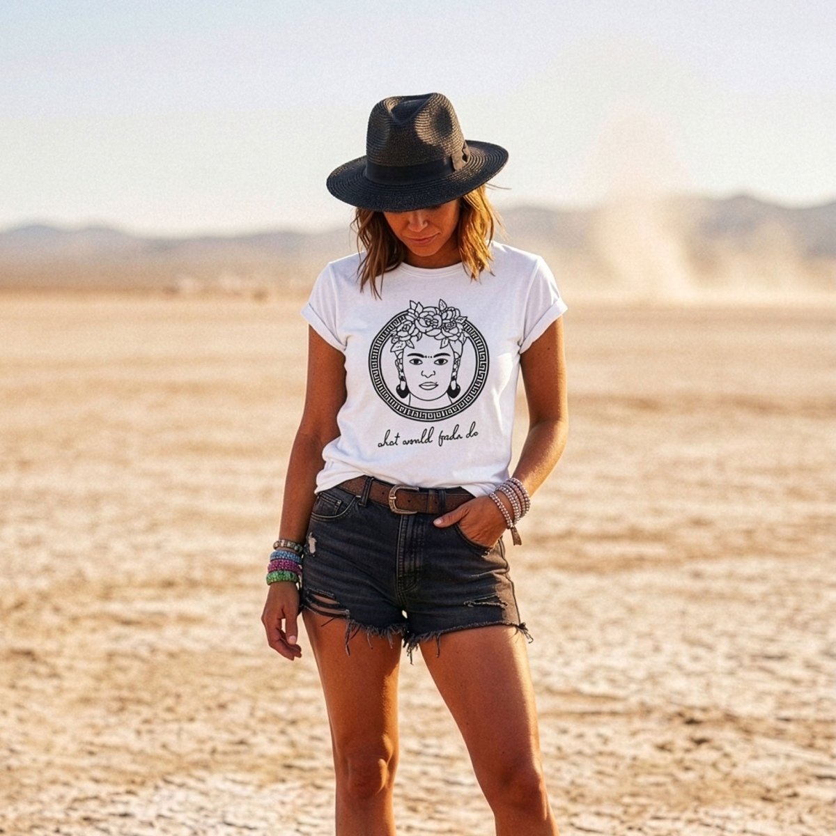 "What would Frida do" blanc - Pulver & Blei