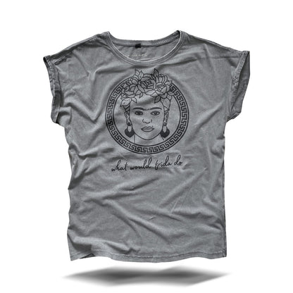 What would Frida do Washed Grey - Pulver & Blei