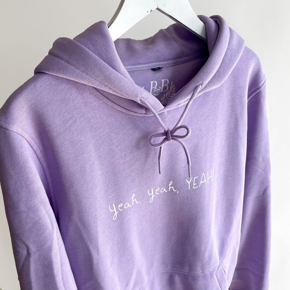 YEAH YEAH YEAH LILA HOODIE - Pulver & Blei