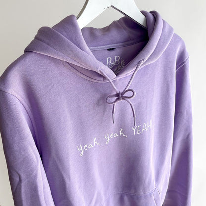 YEAH YEAH YEAH LILA HOODIE - Pulver & Blei