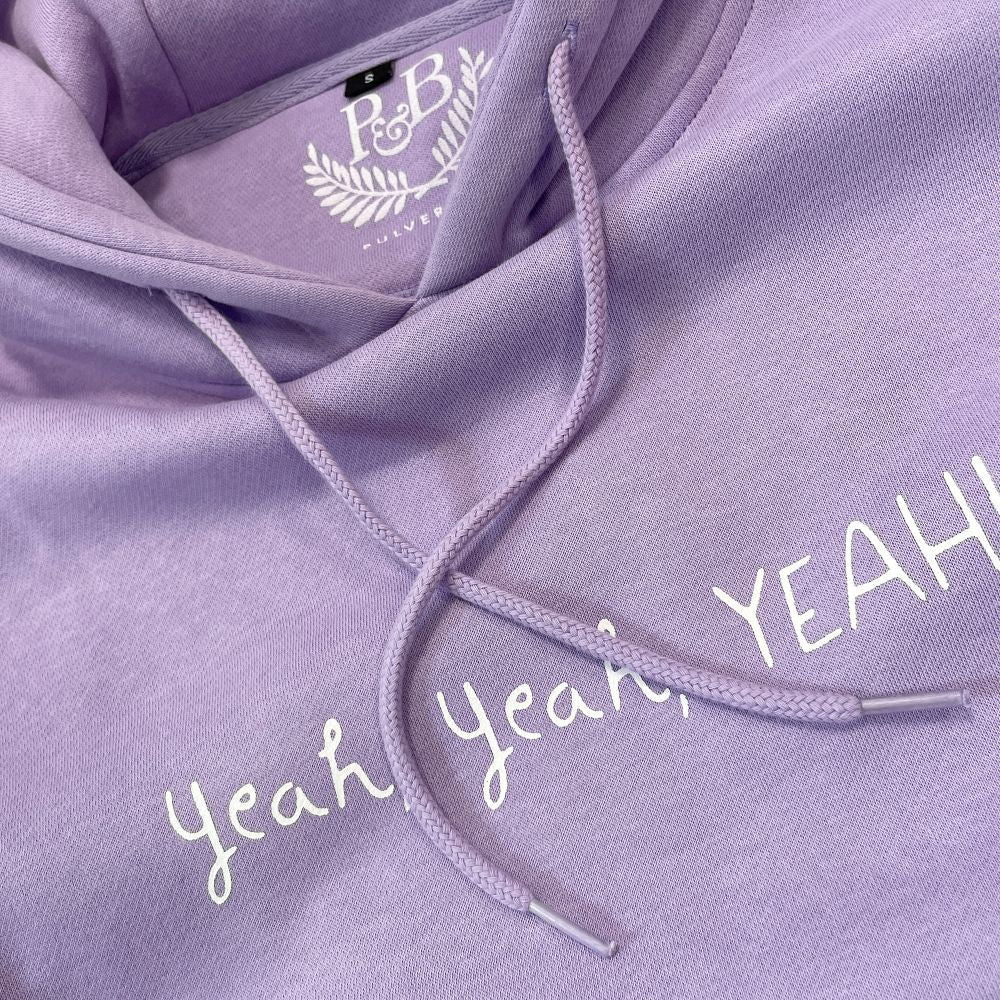YEAH YEAH YEAH LILA HOODIE - Pulver & Blei