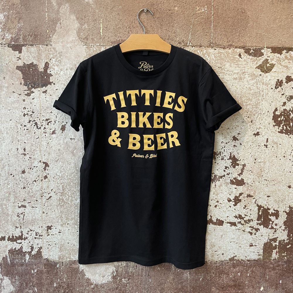 Titties Bikes & Beer - T-Shirt Unisex Black