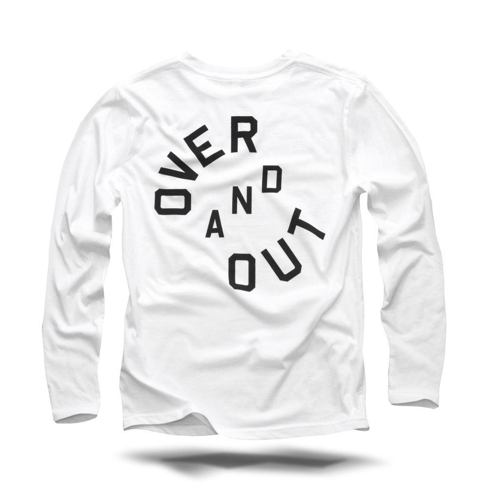 Over and Out Longsleeve weiss