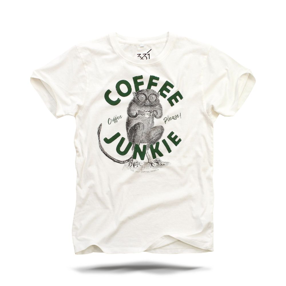 Coffee Junkie T-Shirt für Männer Kaffeeliebhaber