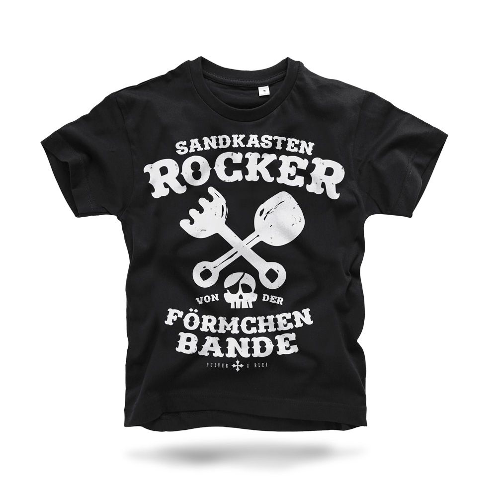 Sandkastenrocker Kids T-Shirts schwarz