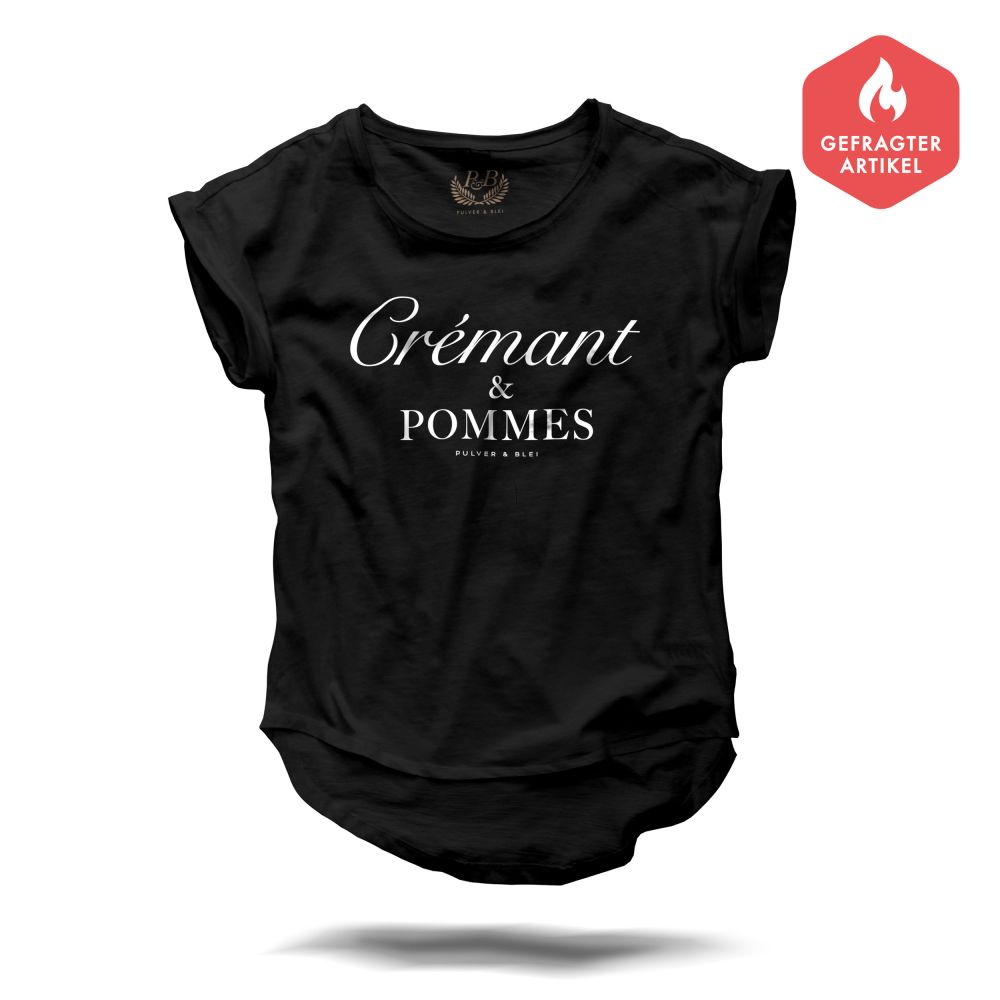 Crémant & Pommes - Fashion T-Shirt schwarz